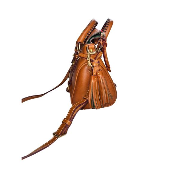 Dooney and Bourke brown Florentine Bristol Satchel - Picture 4 of 12